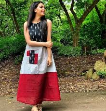 Unique Colorful Indian Cotton Maxi Dress Traditional And Fashion Casual Wear Indian Dress Maxi Dress Cotton Indian Dresses Cotton Maxi