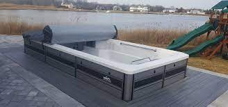 Ordering your spa cover is as simple as our name! End To End Swim Spa Cover Burlington Toronto Ontario Arctic Spas Burlington