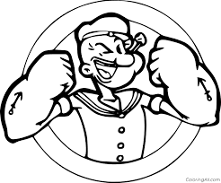 Download and print these popeye printable coloring pages for free. Popeye Coloring Pages Coloringall