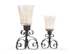 Limited time sale easy return. Medium Copper And Glass Candleholder Sundara Ez Living Furniture