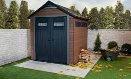 How do you anchor a plastic shed?