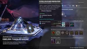 The tangled shore has 18 you can find, each granting etheric spirals and glimmer when opened. Destiny 2 Tangled Shore Synchronization Guide