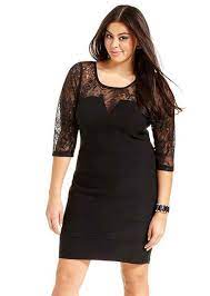Trixxi Lace Illusion Dress 79 Macys Christmas Party Outfits Curvy Fashion Dresses Party Dress
