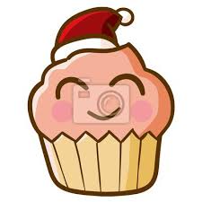 Pages other brand website personal blog flori de sapun/fleurs de savon. Smiley Rosa Kuchen Tragen Nikolausmutze Fur Weihnachten Vektor Leinwandbilder Bilder Smileys Cupcake Unterhaltsam Myloview De