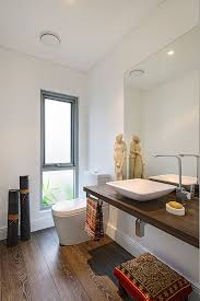 The trend of contemporary bathroom designs is scaled down, minimalist, highlighting warm, earthy tones. This Stunning Contemporary Single Family Home Has Been Designed By Residential Building Company Capita Small Bathroom Remodel Bathroom Design Bathrooms Sydney