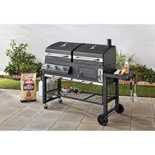 Expert Grill 3 In 1 Dual Fuel Gas And Charcoal 3 Burner Grill With Griddle Walmart Com Walmart Com In 2021 Bbq Grill Design Gas And Charcoal Grill Grilling