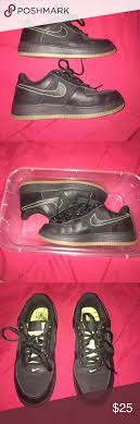 Black And Lime Green Air Force 1 Black And Lime Green Air Force Ones Kids Air Force Ones Size 3 Black And Lime Green Nike Shoes Sneakers Green Air Force Ones Nike Symbol Shoes