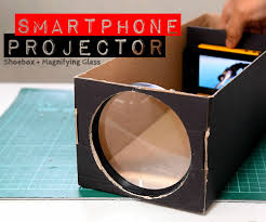 Connect iphone to a display with a cable. Build A Smartphone Projector With A Shoebox 17 Steps With Pictures Instructables