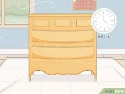 If working in a garage be sure to sweep or blow all dirt and debris out of the area you will be working in. 3 Ways To Paint Furniture Without Sanding Wikihow