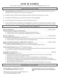 Dental Assistant Resume Example Medical Assistant Resume Dental Hygiene Resume Dental Hygienist Resume