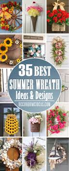 See more ideas about summer decor, door decorations, summer wreath. 35 Best Diy Summer Wreath Ideas Decor Home Ideas
