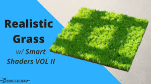 Quick Tutorial Realistic Grass In Blender W Smart Shaders Vol Ii Blender 3d Blender Tutorial Blender Models