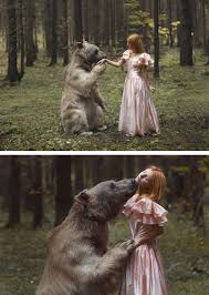 Russian Photographer Katerina Plotnikova S Surrealist Series Using Real Animals With The Help Of Pro Animals Beautiful Unusual Animal Friendships Cute Animals
