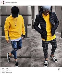 Black And Yellow Outfits For Men Pin De Calvin Jeff En Inspiracion Ropa Casual De Hombre Estilo De Ropa Hombre Ropa Urbana Hombre