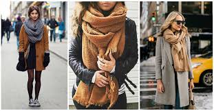 Put the loops on top of each other with a twist, and you will have a cozy pretty. 27 Times When Winter Outfits With Scarf Don T Look Basic