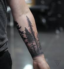 Forest Cuff Half Sleeve Tattoos Designs Tree Sleeve Tattoo Cool Arm Tattoos