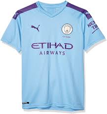Buy manchester city football shirts and get the best deals at the lowest prices on ebay! Amazon Com Puma Men S Manchester City Mcfc Shirt Replica With Sponsor Logo Jr Clothing