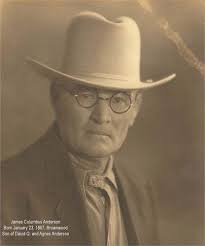 Mentions Menard and Schleicher Counties, Thomas Howard Anderson and brother  George W. of Mason County.