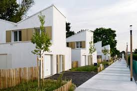 Eco Cite La Garenne I 34 Logements I Fourchambault Guillaume Ramillien Architecture Urbanisme Illustration Architecture Plan Urbanisme Maison Grange Moderne