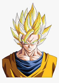 In ssj2, goku's hair is slightly spikier and has less hairs on his face. Goku Hair Super Saiyan Png Download Transparent Png Kindpng