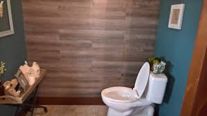 Used Peel And Stick Vinyl Floor Tile From Lowes For 89 Cents Per Sheet The Color I Used In This Picture Is Dr Flooring On Walls Vinyl Flooring Bathroom Decor