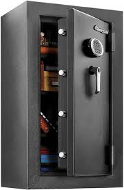 Steel is the material of choice for most manufacturers because it can withstand the highest temperatures the longest. Sentrysafe Ef4738e Fireproof Waterproof Safe With Digital Keypad 4 71 Cubic Feet Gun Safes And Cabinets Amazon Com