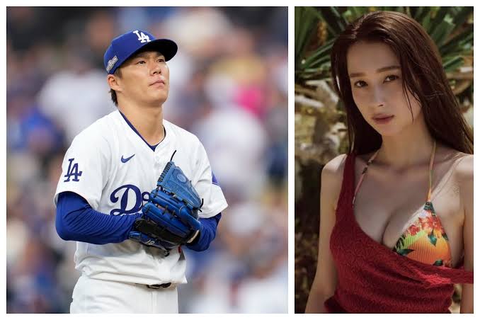 Yoshinobu Yamamoto, World Series champion and lucky in love with Japanese  model | Marca