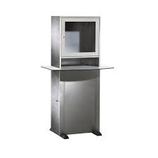 Rexel germany bietet ihnen die richtigen gehäuse/schrank für pc, monitor oder peripherie für ihr vorhaben. Eurokraftpro Edelstahl Pc Schrank Mit Arbeitsplatte Bxt 900 X 600 Mm Kaiser Kraft Deutschland