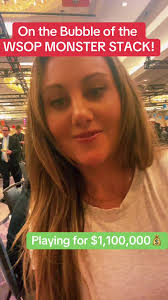 On the bubble of the #WSOP Monster Stack! Can we make it? #poker #fyp  #wsop2024 #viral #gamble #lexygavinpoker