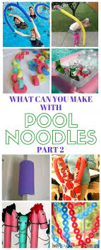 20 Fun Pool Noodle Crafts The Crafty Blog Stalker Pool Noodle Crafts Pool Noodles Pool Noodle Games