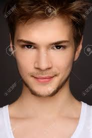 Portrait Of Young Beautiful Smiling Sexy Boy Stock Photo, Picture and  Royalty Free Image. Image 7170449.