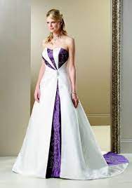 Wedding Dress With Purple Back But Orange Instead Of Purple Lavenderweddingdresses Purple Wedding Dress Purple White Wedding Red Wedding Dresses