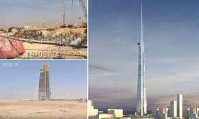Timelapse Reveals Construction Of 3 300ft Jeddah Tower Daily Mail Online