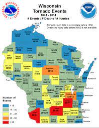A severe thunderstorms watch has been issued for buffalo, eau claire. Wisconsin Tornado And Severe Weather Statistics