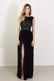 Ava Black Lace And Silk Formal Prom Bridesmaid Por Daysofglamour Prom Dresses Evening Dresses Homecoming Dresses