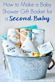 Have You Ever Wondered What To Give To Someone Pregnant With Their Second Child Now You Know How T Diy Baby Shower Gifts Baby Gift Basket Baby Shower Baskets