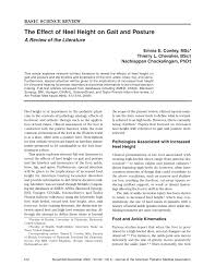 Ur cobbler will tell u exactly take off cuz every shoe is different. Pdf The Effect Of Heel Height On Gait And Posture A Review Of The Literature