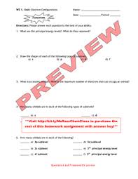 Atomic radius exploration worksheet answer key / workshops. Electron Configuration Lesson Plan