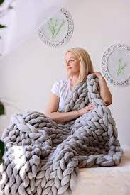 Maybe you would like to learn more about one of these? Chunky Knit Blanket 100 Merino Wool Blanket Arm Knit Etsy Chunky Knit Blanket Knitted Blankets Bulky Knit Blanket