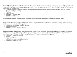 Nordea Group Organisation Chart As Of 1 March Ppt Download