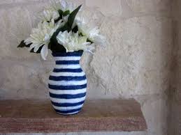 Black And White Striped Vase Uk Blue And White Glass Vase Google Search Blue And White Vase Striped Vase Blue And White