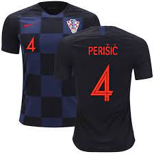 Shop for gear for croatia's superstar attacker right now. Croatia 2018 World Cup Away Ivan Perisic 4 Shirt Soccer Jersey Dosoccerjersey Shop