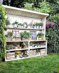 Happy Saturday Grusse Aus Dem Gartenregal Diy Gartenregal Pflanztisch Holzregal Diy Naturdeko Zink Garten Gartenregal Garten Pflanztisch