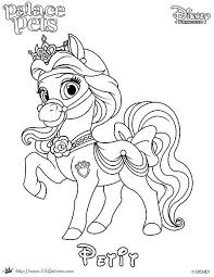 Free Coloring Page Featuring Petit From Disney S Princess Palace Pets Disney Princess Pets Princess Palace Pets Palace Pets