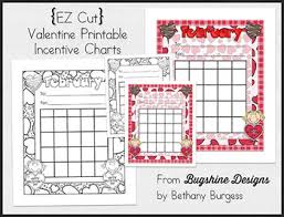 Incentive Charts Sticker Printables Valentine February