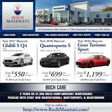Please feel free to contact us with any questions regarding fitment. Boch Ferrari Maserati On The Automile In Norwood Ma