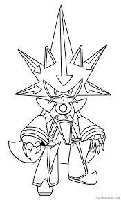 Sonic vs metal sonic coloring pages. Metal Sonic Coloring Pages For Kids Coloring4free Coloring4free Com
