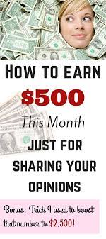 How To Make 500 This Month From Paid Online Surveys Best Of Budgets Online Surveys That Pay Earn Money Online Earn Money From Home