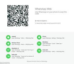 It's almost a direct copy of the mobile app, so using it is a piece of cake. Whatsapp Opens Up Its Desktop App To Iphone Users Daily Mail Online