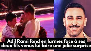 Adil Rami fond en larmes face à ses deux fils venus lui faire une jolie  surprise